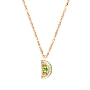 KATE SPADE Out Of The Office Lime Pendant Necklace